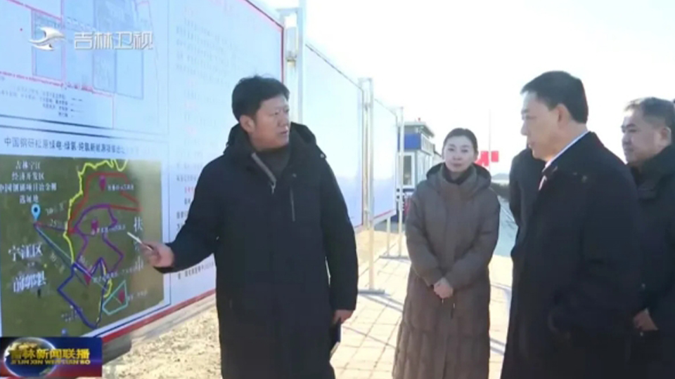 吉林省委副书记、省长胡玉亭调研中国钢研松原绿电-绿氢-纯氢金年汇项目
